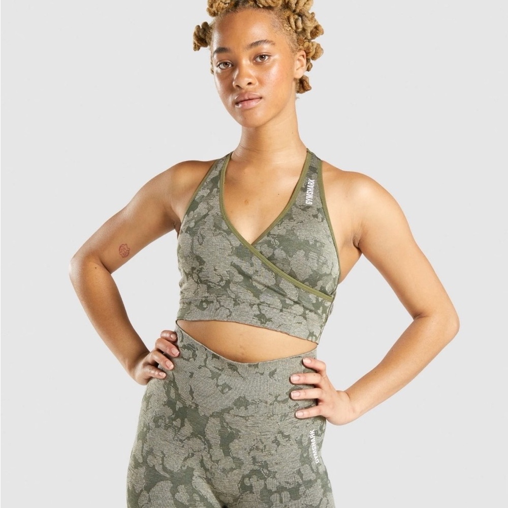 ADAPT CAMO SEAMLESS SPORTS BRA